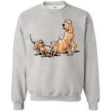 Palmers Playful Pups Gildan Crewneck Pullover Sweatshirt  8 oz. - The Bloodhound Shop