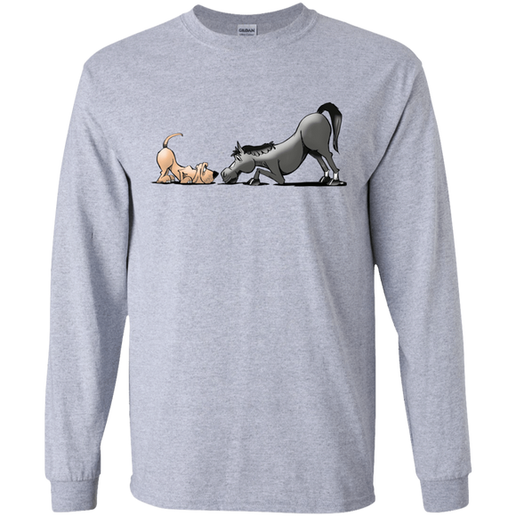 Palmers Horse'n Around Gildan LS Ultra Cotton T-Shirt - The Bloodhound Shop
