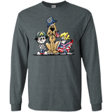 Veterans Day Hound Gildan LS Ultra Cotton T-Shirt - The Bloodhound Shop