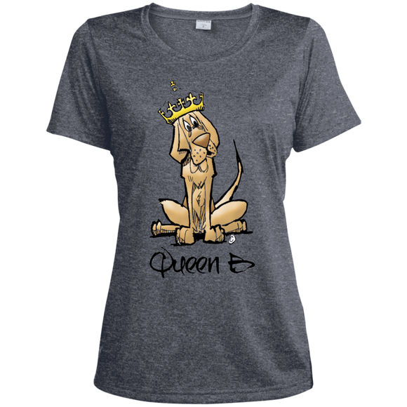 Sibylle Collection Sport-Tek Ladies' Heather Dri-Fit Moisture-Wicking T-Shirt - The Bloodhound Shop