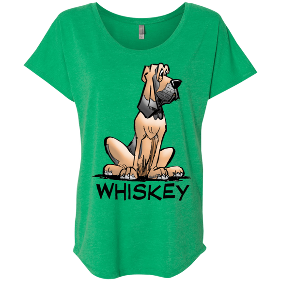 Whiskey Collection Next Level Ladies' Triblend Dolman Sleeve - The Bloodhound Shop