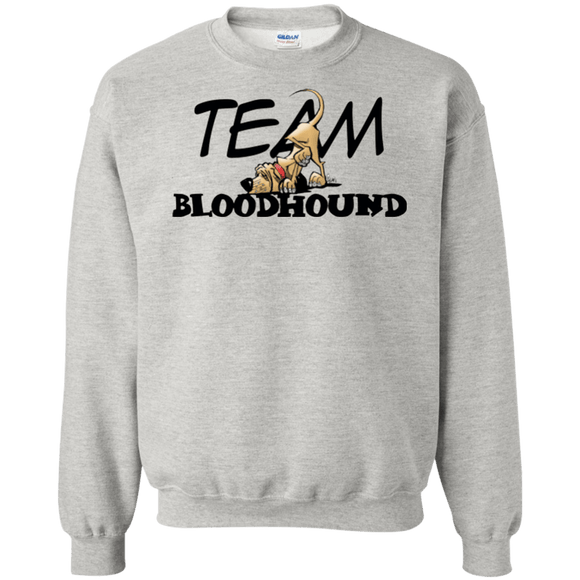 Team Bloodhound Gildan Crewneck Pullover Sweatshirt  8 oz. - The Bloodhound Shop