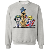 Veterans Day Hound Gildan Crewneck Pullover Sweatshirt  8 oz. - The Bloodhound Shop