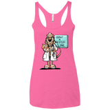 Veterinarian Hound Next Level Ladies' Triblend Racerback Tank - The Bloodhound Shop