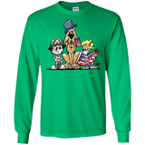 Veterans Day Hound Gildan LS Ultra Cotton T-Shirt - The Bloodhound Shop