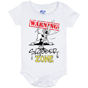 Slobber Zone Baby Onesie 6 Month - The Bloodhound Shop
