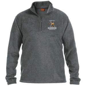 Property of a Bloodhound Specialty Harriton 1/4 Zip Fleece Pullover - The Bloodhound Shop