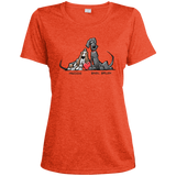 Tim's Freddie/Basil Love Sport-Tek Ladies' Heather Dri-Fit Moisture-Wicking T-Shirt - The Bloodhound Shop