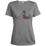 Tim's Freddie/Basil Love Sport-Tek Ladies' Heather Dri-Fit Moisture-Wicking T-Shirt - The Bloodhound Shop