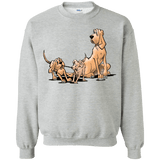 Palmers Playful Pups Gildan Crewneck Pullover Sweatshirt  8 oz. - The Bloodhound Shop