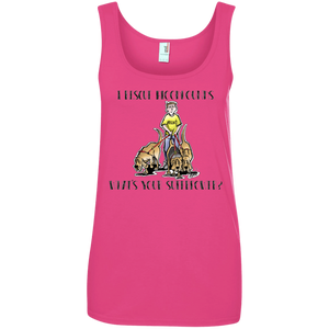 Superpower Howards Hounds Anvil Ladies' 100% Ringspun Cotton Tank Top - The Bloodhound Shop