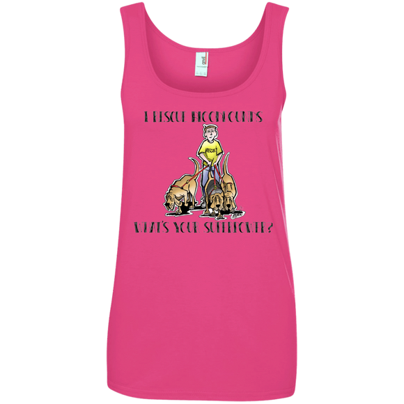 Superpower Howards Hounds Anvil Ladies' 100% Ringspun Cotton Tank Top - The Bloodhound Shop