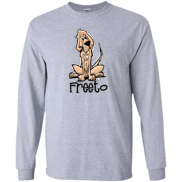 Sit Freeto Sit Gildan LS Ultra Cotton T-Shirt - The Bloodhound Shop