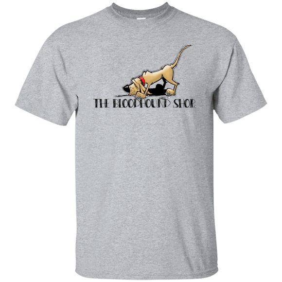 The Bloodhound Shop Sniffing Hound Gildan Ultra Cotton T-Shirt - The Bloodhound Shop