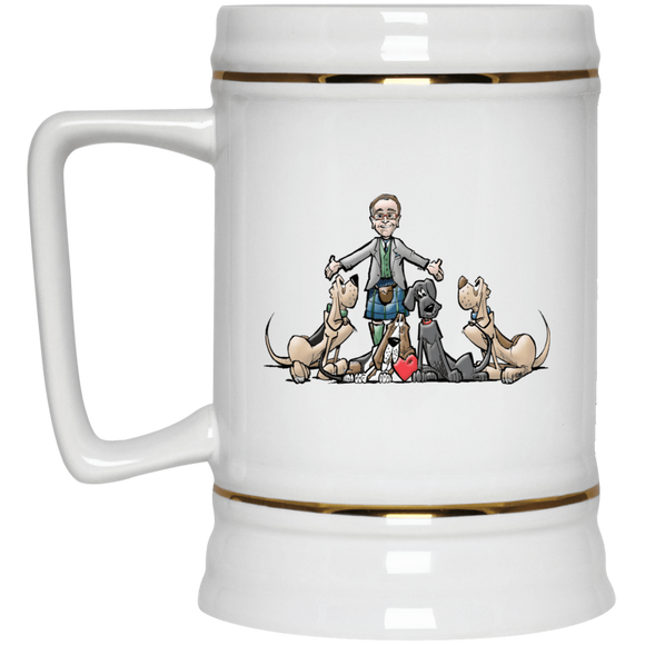 Tim's Hound Love Beer Stein 22oz. - The Bloodhound Shop