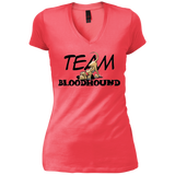 Team Bloodhound District Junior's Vintage Wash V-Neck T-Shirt - The Bloodhound Shop