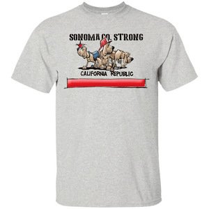 Sonoma Co. Strong Gildan Ultra Cotton T-Shirt - The Bloodhound Shop