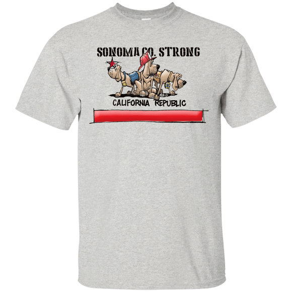 Sonoma Co. Strong Gildan Ultra Cotton T-Shirt - The Bloodhound Shop
