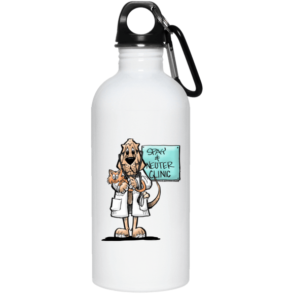 Veterinarian Hound 20 oz. Stainless Steel Water Bottle - The Bloodhound Shop