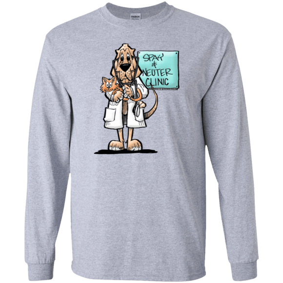 Veterinarian Hound Gildan LS Ultra Cotton T-Shirt - The Bloodhound Shop