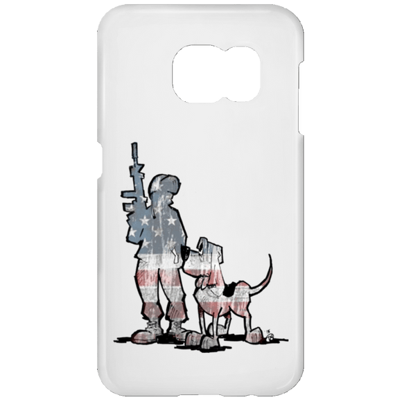 Soldier Hound Samsung Galaxy S7 Phone Case - The Bloodhound Shop