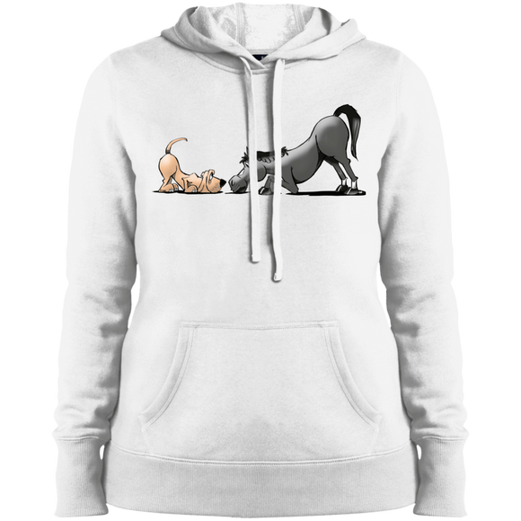 Palmers Horse'n Around Sport-Tek Ladies' Pullover Hooded Sweatshirt - The Bloodhound Shop