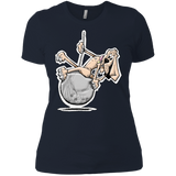 Wrecking Ball Hound Next Level Ladies' Boyfriend T-Shirt - The Bloodhound Shop