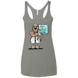 Veterinarian Hound Next Level Ladies' Triblend Racerback Tank - The Bloodhound Shop