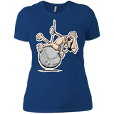 Wrecking Ball Hound Next Level Ladies' Boyfriend T-Shirt - The Bloodhound Shop