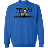 Team Bloodhound Gildan Crewneck Pullover Sweatshirt  8 oz. - The Bloodhound Shop