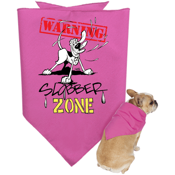Slobber Zone Doggie Bandana - The Bloodhound Shop