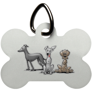 Tim's Greyhounds & Lab Dog Bone Pet Tag - The Bloodhound Shop
