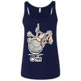 Wrecking Ball Hound Custom Cain Bella + Canvas Ladies' Relaxed Jersey Tank - The Bloodhound Shop