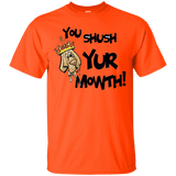 Shush Your Mouth Gildan Ultra Cotton T-Shirt - The Bloodhound Shop