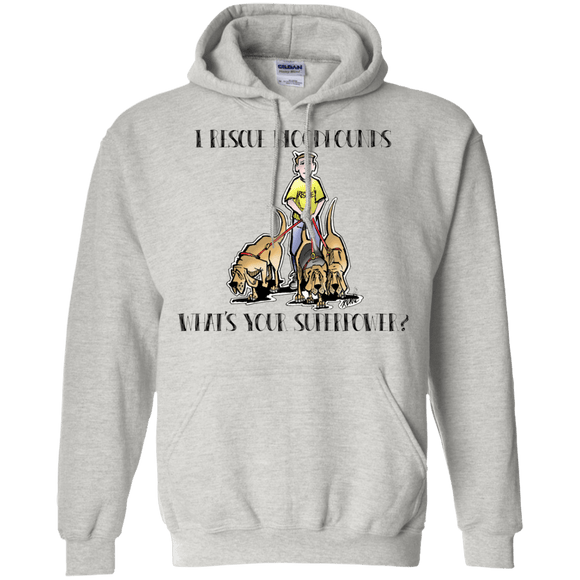 Superpower Howards Hounds Gildan Pullover Hoodie 8 oz. - The Bloodhound Shop