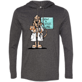 Veterinarian Hound Anvil LS T-Shirt Hoodie - The Bloodhound Shop