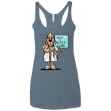 Veterinarian Hound Next Level Ladies' Triblend Racerback Tank - The Bloodhound Shop