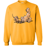 Palmers Playful Pups Gildan Crewneck Pullover Sweatshirt  8 oz. - The Bloodhound Shop