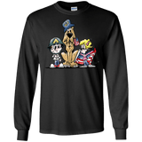 Veterans Day Hound Gildan LS Ultra Cotton T-Shirt - The Bloodhound Shop