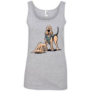 Robyn Indio PD Custom Anvil Ladies' 100% Ringspun Cotton Tank Top - The Bloodhound Shop