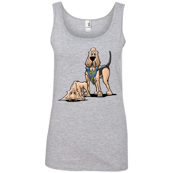 Robyn Indio PD Custom Anvil Ladies' 100% Ringspun Cotton Tank Top - The Bloodhound Shop