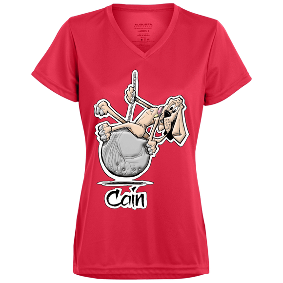 Wrecking Ball Hound Custom Cain Augusta Ladies' Wicking T-Shirt - The Bloodhound Shop