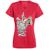 Wrecking Ball Hound Custom Cain Augusta Ladies' Wicking T-Shirt - The Bloodhound Shop