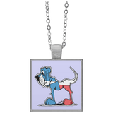 Texas Hound Square Necklace - The Bloodhound Shop