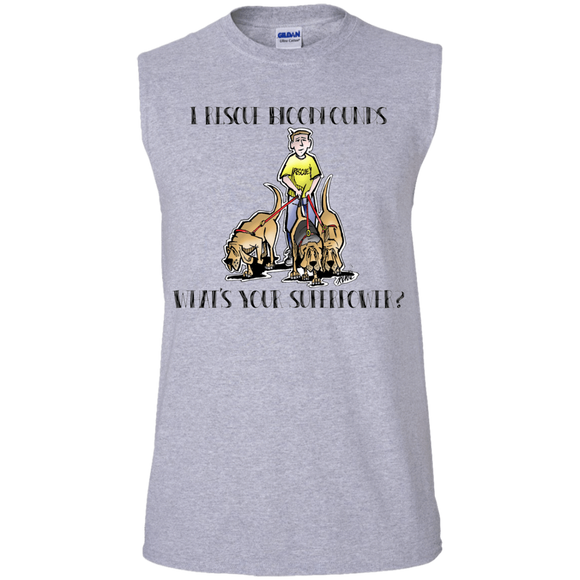 Superpower Howards Hounds Gildan Men's Ultra Cotton Sleeveless T-Shirt - The Bloodhound Shop
