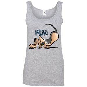 Robyn Indio Custom Anvil Ladies' 100% Ringspun Cotton Tank Top - The Bloodhound Shop