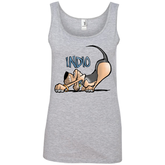 Robyn Indio Custom Anvil Ladies' 100% Ringspun Cotton Tank Top - The Bloodhound Shop