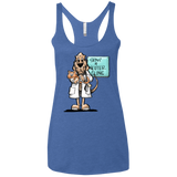 Veterinarian Hound Next Level Ladies' Triblend Racerback Tank - The Bloodhound Shop