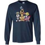 Veterans Day Hound Gildan LS Ultra Cotton T-Shirt - The Bloodhound Shop