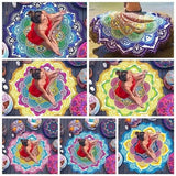 All Dogs Beach Towel Tassel Yoga Mat - The Bloodhound Shop